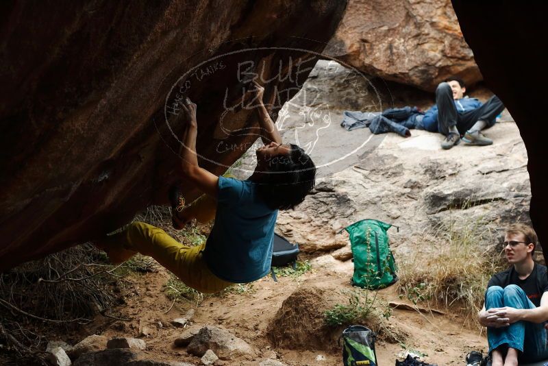 Bouldering in Hueco Tanks on 11/25/2019 with Blue Lizard Climbing and Yoga

Filename: SRM_20191125_1412330.jpg
Aperture: f/4.5
Shutter Speed: 1/320
Body: Canon EOS-1D Mark II
Lens: Canon EF 50mm f/1.8 II