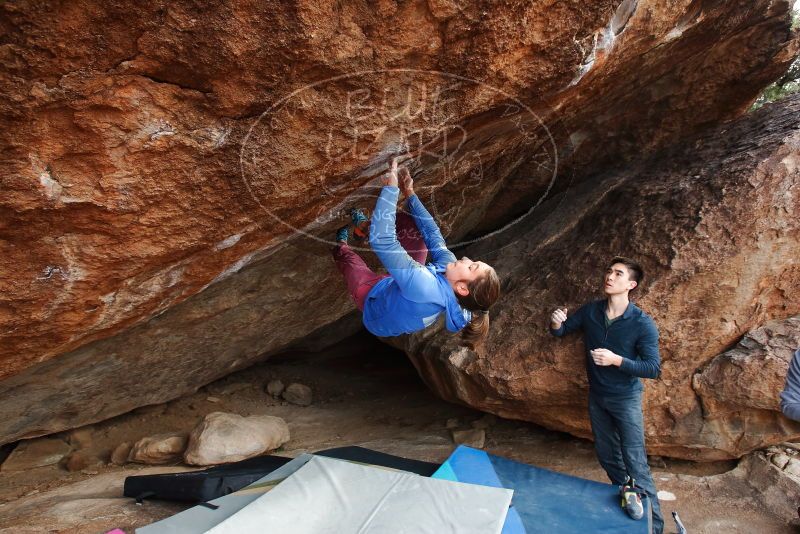 Bouldering in Hueco Tanks on 11/25/2019 with Blue Lizard Climbing and Yoga

Filename: SRM_20191125_1509360.jpg
Aperture: f/5.0
Shutter Speed: 1/250
Body: Canon EOS-1D Mark II
Lens: Canon EF 16-35mm f/2.8 L
