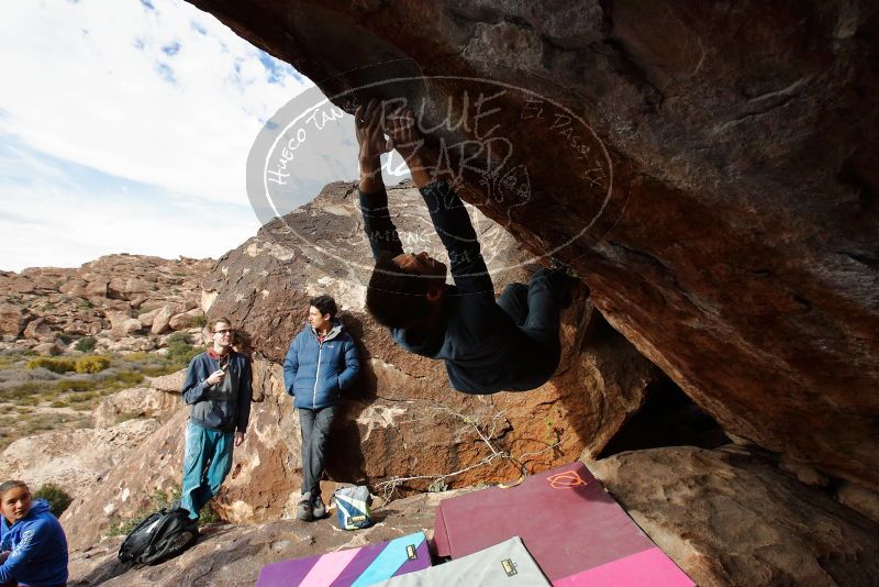 Bouldering in Hueco Tanks on 11/25/2019 with Blue Lizard Climbing and Yoga

Filename: SRM_20191125_1514150.jpg
Aperture: f/8.0
Shutter Speed: 1/250
Body: Canon EOS-1D Mark II
Lens: Canon EF 16-35mm f/2.8 L