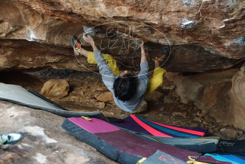 Bouldering in Hueco Tanks on 11/25/2019 with Blue Lizard Climbing and Yoga
Filename: SRM_20191125_1623220.jpg
Aperture: f/2.8
Shutter Speed: 1/320
Body: Canon EOS-1D Mark II
Lens: Canon EF 50mm f/1.8 II
