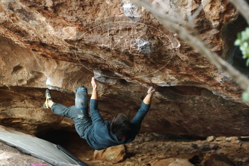 Bouldering in Hueco Tanks on 11/25/2019 with Blue Lizard Climbing and Yoga

Filename: SRM_20191125_1641090.jpg
Aperture: f/2.5
Shutter Speed: 1/320
Body: Canon EOS-1D Mark II
Lens: Canon EF 50mm f/1.8 II