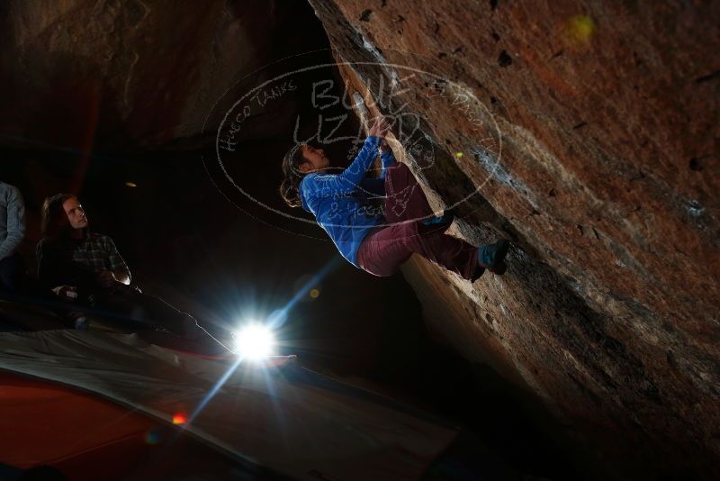 Bouldering in Hueco Tanks on 11/25/2019 with Blue Lizard Climbing and Yoga

Filename: SRM_20191125_1805380.jpg
Aperture: f/8.0
Shutter Speed: 1/250
Body: Canon EOS-1D Mark II
Lens: Canon EF 16-35mm f/2.8 L