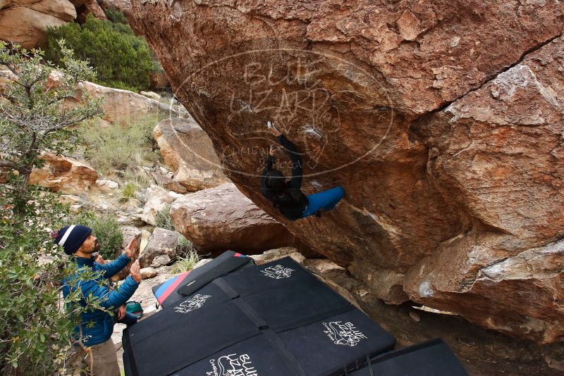Bouldering in Hueco Tanks on 11/26/2019 with Blue Lizard Climbing and Yoga

Filename: SRM_20191126_1113350.jpg
Aperture: f/7.1
Shutter Speed: 1/250
Body: Canon EOS-1D Mark II
Lens: Canon EF 16-35mm f/2.8 L