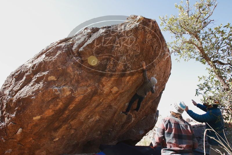 Bouldering in Hueco Tanks on 11/26/2019 with Blue Lizard Climbing and Yoga

Filename: SRM_20191126_1240200.jpg
Aperture: f/8.0
Shutter Speed: 1/250
Body: Canon EOS-1D Mark II
Lens: Canon EF 16-35mm f/2.8 L