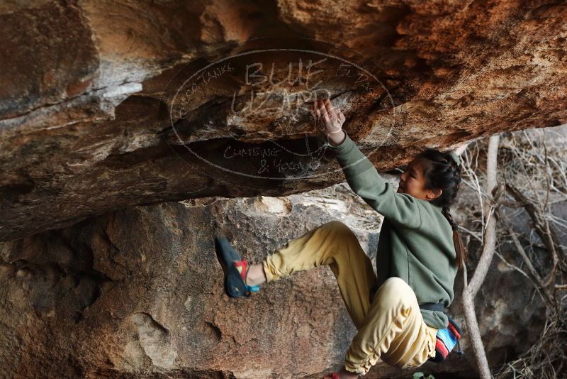 Bouldering in Hueco Tanks on 11/26/2019 with Blue Lizard Climbing and Yoga
Filename: SRM_20191126_1612210.jpg
Aperture: f/3.5
Shutter Speed: 1/250
Body: Canon EOS-1D Mark II
Lens: Canon EF 50mm f/1.8 II