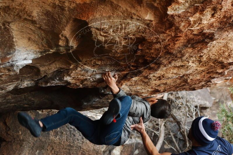 Bouldering in Hueco Tanks on 11/26/2019 with Blue Lizard Climbing and Yoga

Filename: SRM_20191126_1613420.jpg
Aperture: f/3.5
Shutter Speed: 1/250
Body: Canon EOS-1D Mark II
Lens: Canon EF 50mm f/1.8 II