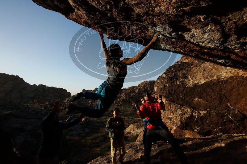 Bouldering in Hueco Tanks on 11/26/2019 with Blue Lizard Climbing and Yoga
Filename: SRM_20191126_1708561.jpg
Aperture: f/13.0
Shutter Speed: 1/250
Body: Canon EOS-1D Mark II
Lens: Canon EF 16-35mm f/2.8 L