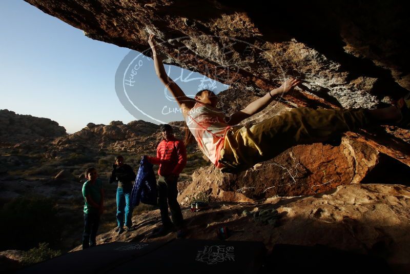 Bouldering in Hueco Tanks on 11/26/2019 with Blue Lizard Climbing and Yoga

Filename: SRM_20191126_1709520.jpg
Aperture: f/9.0
Shutter Speed: 1/250
Body: Canon EOS-1D Mark II
Lens: Canon EF 16-35mm f/2.8 L