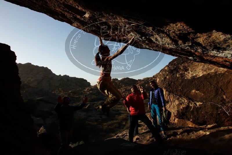 Bouldering in Hueco Tanks on 11/26/2019 with Blue Lizard Climbing and Yoga

Filename: SRM_20191126_1711560.jpg
Aperture: f/11.0
Shutter Speed: 1/250
Body: Canon EOS-1D Mark II
Lens: Canon EF 16-35mm f/2.8 L