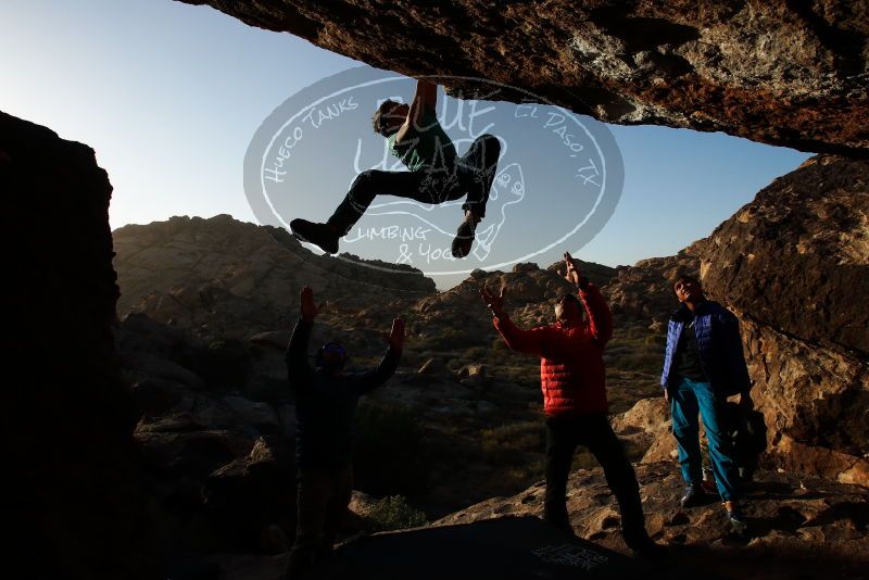 Bouldering in Hueco Tanks on 11/26/2019 with Blue Lizard Climbing and Yoga

Filename: SRM_20191126_1713110.jpg
Aperture: f/11.0
Shutter Speed: 1/250
Body: Canon EOS-1D Mark II
Lens: Canon EF 16-35mm f/2.8 L