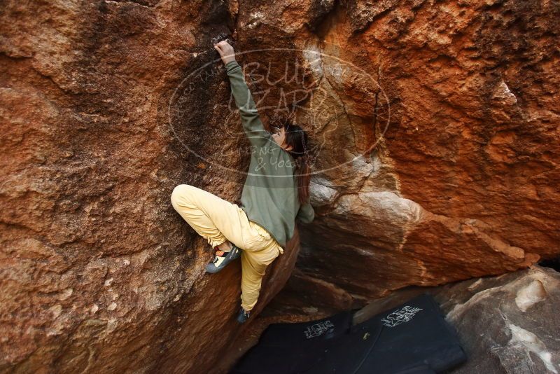 Bouldering in Hueco Tanks on 11/26/2019 with Blue Lizard Climbing and Yoga

Filename: SRM_20191126_1743560.jpg
Aperture: f/2.8
Shutter Speed: 1/250
Body: Canon EOS-1D Mark II
Lens: Canon EF 16-35mm f/2.8 L