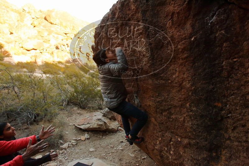 Bouldering in Hueco Tanks on 11/26/2019 with Blue Lizard Climbing and Yoga

Filename: SRM_20191126_1751130.jpg
Aperture: f/5.0
Shutter Speed: 1/250
Body: Canon EOS-1D Mark II
Lens: Canon EF 16-35mm f/2.8 L