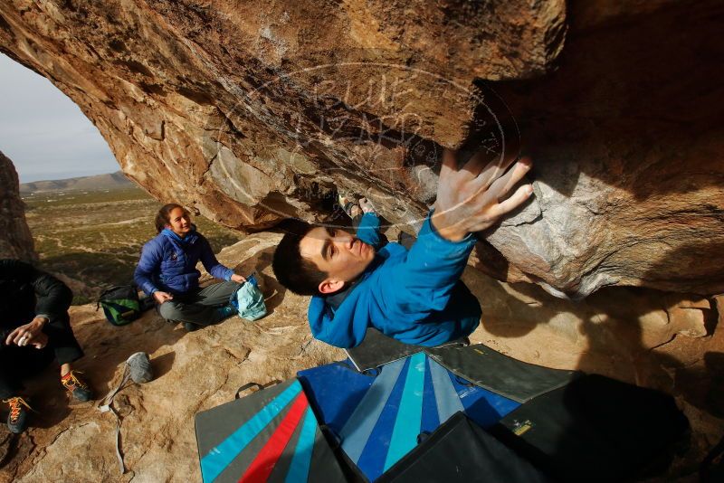 Bouldering in Hueco Tanks on 11/27/2019 with Blue Lizard Climbing and Yoga

Filename: SRM_20191127_1005230.jpg
Aperture: f/10.0
Shutter Speed: 1/250
Body: Canon EOS-1D Mark II
Lens: Canon EF 16-35mm f/2.8 L