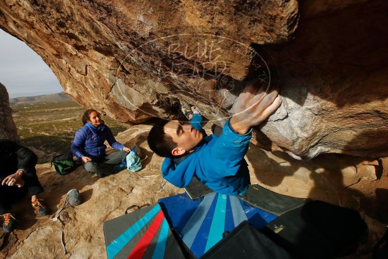 Bouldering in Hueco Tanks on 11/27/2019 with Blue Lizard Climbing and Yoga

Filename: SRM_20191127_1005231.jpg
Aperture: f/10.0
Shutter Speed: 1/250
Body: Canon EOS-1D Mark II
Lens: Canon EF 16-35mm f/2.8 L