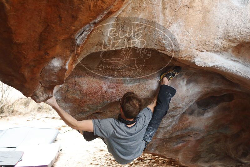 Bouldering in Hueco Tanks on 11/27/2019 with Blue Lizard Climbing and Yoga
Filename: SRM_20191127_1058130.jpg
Aperture: f/3.5
Shutter Speed: 1/250
Body: Canon EOS-1D Mark II
Lens: Canon EF 50mm f/1.8 II