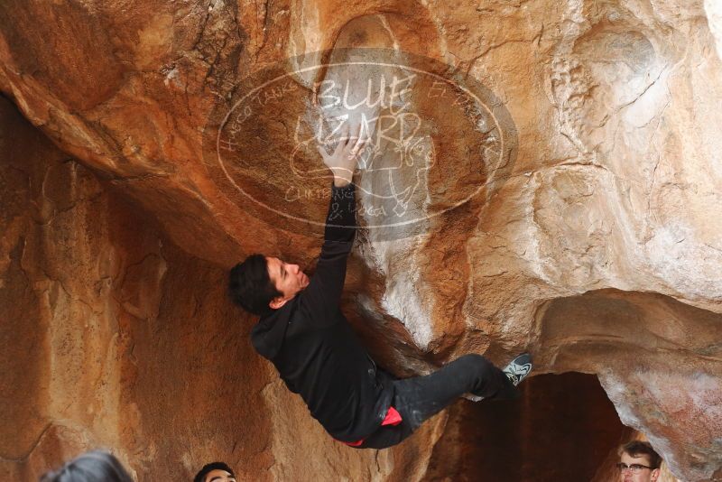Bouldering in Hueco Tanks on 11/27/2019 with Blue Lizard Climbing and Yoga

Filename: SRM_20191127_1058500.jpg
Aperture: f/3.2
Shutter Speed: 1/250
Body: Canon EOS-1D Mark II
Lens: Canon EF 50mm f/1.8 II