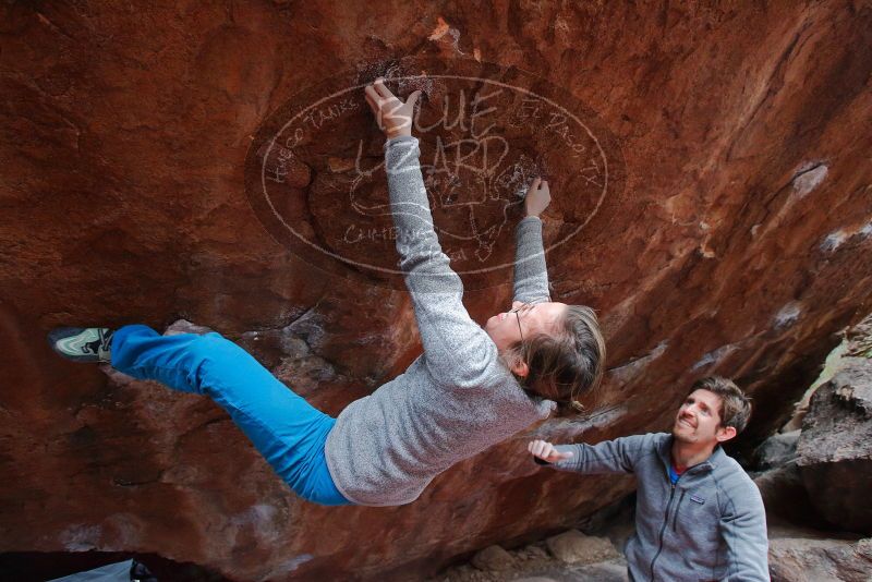 Bouldering in Hueco Tanks on 11/27/2019 with Blue Lizard Climbing and Yoga
Filename: SRM_20191127_1221060.jpg
Aperture: f/5.0
Shutter Speed: 1/250
Body: Canon EOS-1D Mark II
Lens: Canon EF 16-35mm f/2.8 L