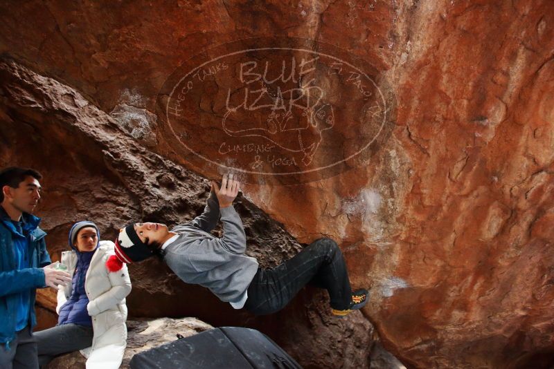 Bouldering in Hueco Tanks on 11/27/2019 with Blue Lizard Climbing and Yoga

Filename: SRM_20191127_1310010.jpg
Aperture: f/2.8
Shutter Speed: 1/200
Body: Canon EOS-1D Mark II
Lens: Canon EF 16-35mm f/2.8 L