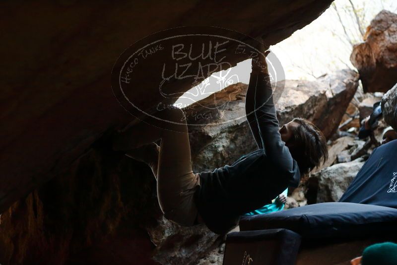 Bouldering in Hueco Tanks on 11/29/2019 with Blue Lizard Climbing and Yoga
Filename: SRM_20191129_1154500.jpg
Aperture: f/2.8
Shutter Speed: 1/250
Body: Canon EOS-1D Mark II
Lens: Canon EF 50mm f/1.8 II