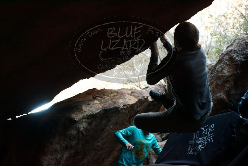 Bouldering in Hueco Tanks on 11/29/2019 with Blue Lizard Climbing and Yoga

Filename: SRM_20191129_1155170.jpg
Aperture: f/4.0
Shutter Speed: 1/250
Body: Canon EOS-1D Mark II
Lens: Canon EF 50mm f/1.8 II