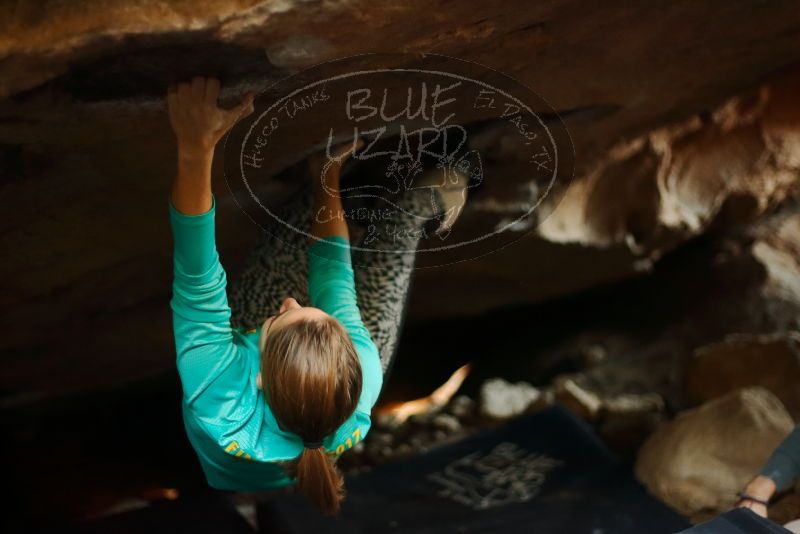Bouldering in Hueco Tanks on 11/29/2019 with Blue Lizard Climbing and Yoga

Filename: SRM_20191129_1204290.jpg
Aperture: f/1.8
Shutter Speed: 1/250
Body: Canon EOS-1D Mark II
Lens: Canon EF 50mm f/1.8 II
