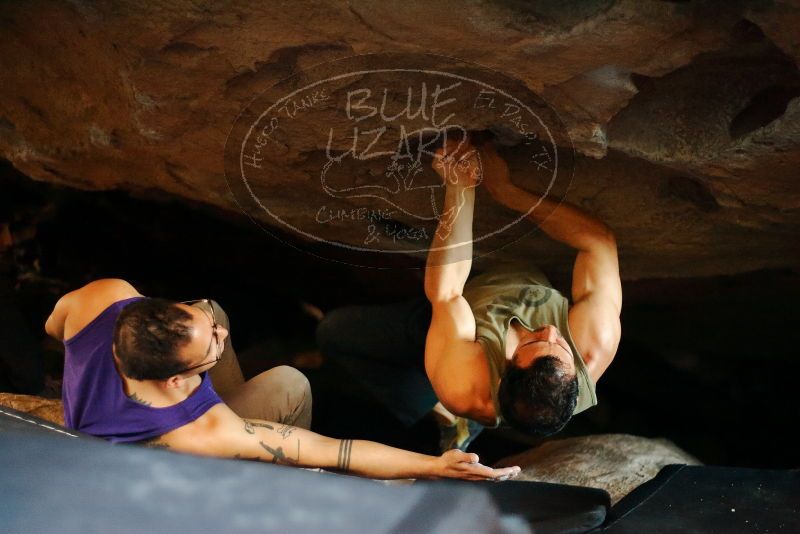 Bouldering in Hueco Tanks on 11/29/2019 with Blue Lizard Climbing and Yoga

Filename: SRM_20191129_1212010.jpg
Aperture: f/1.8
Shutter Speed: 1/250
Body: Canon EOS-1D Mark II
Lens: Canon EF 50mm f/1.8 II