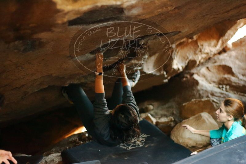 Bouldering in Hueco Tanks on 11/29/2019 with Blue Lizard Climbing and Yoga

Filename: SRM_20191129_1223130.jpg
Aperture: f/2.0
Shutter Speed: 1/250
Body: Canon EOS-1D Mark II
Lens: Canon EF 50mm f/1.8 II