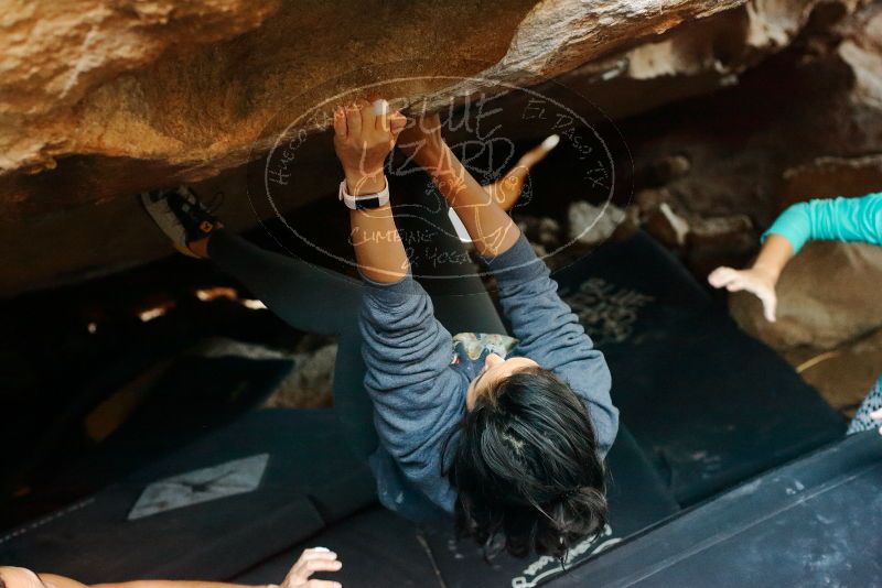 Bouldering in Hueco Tanks on 11/29/2019 with Blue Lizard Climbing and Yoga

Filename: SRM_20191129_1223501.jpg
Aperture: f/3.2
Shutter Speed: 1/200
Body: Canon EOS-1D Mark II
Lens: Canon EF 50mm f/1.8 II