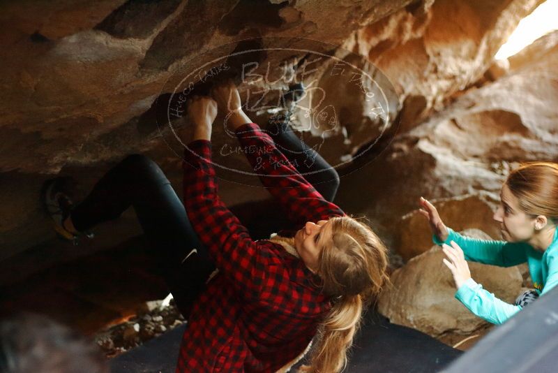 Bouldering in Hueco Tanks on 11/29/2019 with Blue Lizard Climbing and Yoga

Filename: SRM_20191129_1226490.jpg
Aperture: f/2.2
Shutter Speed: 1/200
Body: Canon EOS-1D Mark II
Lens: Canon EF 50mm f/1.8 II