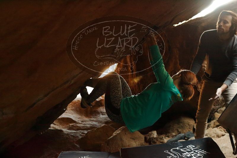 Bouldering in Hueco Tanks on 11/29/2019 with Blue Lizard Climbing and Yoga

Filename: SRM_20191129_1253420.jpg
Aperture: f/3.2
Shutter Speed: 1/250
Body: Canon EOS-1D Mark II
Lens: Canon EF 50mm f/1.8 II