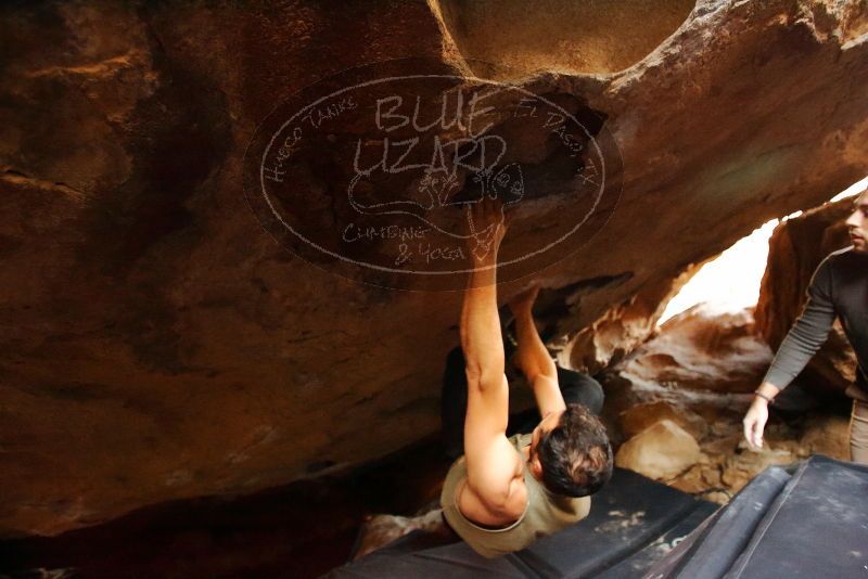 Bouldering in Hueco Tanks on 11/29/2019 with Blue Lizard Climbing and Yoga
Filename: SRM_20191129_1302460.jpg
Aperture: f/2.8
Shutter Speed: 1/200
Body: Canon EOS-1D Mark II
Lens: Canon EF 16-35mm f/2.8 L