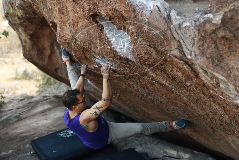 Bouldering in Hueco Tanks on 11/29/2019 with Blue Lizard Climbing and Yoga

Filename: SRM_20191129_1427400.jpg
Aperture: f/2.8
Shutter Speed: 1/250
Body: Canon EOS-1D Mark II
Lens: Canon EF 50mm f/1.8 II