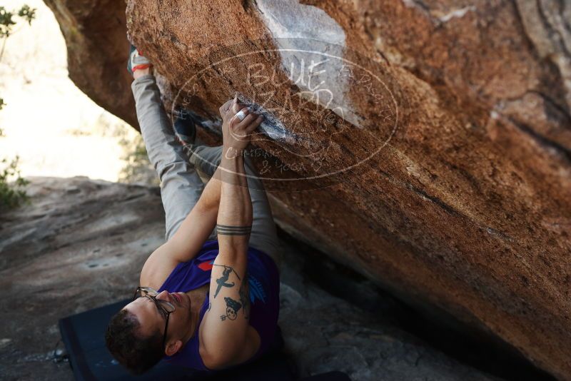 Bouldering in Hueco Tanks on 11/29/2019 with Blue Lizard Climbing and Yoga

Filename: SRM_20191129_1428060.jpg
Aperture: f/4.0
Shutter Speed: 1/250
Body: Canon EOS-1D Mark II
Lens: Canon EF 50mm f/1.8 II