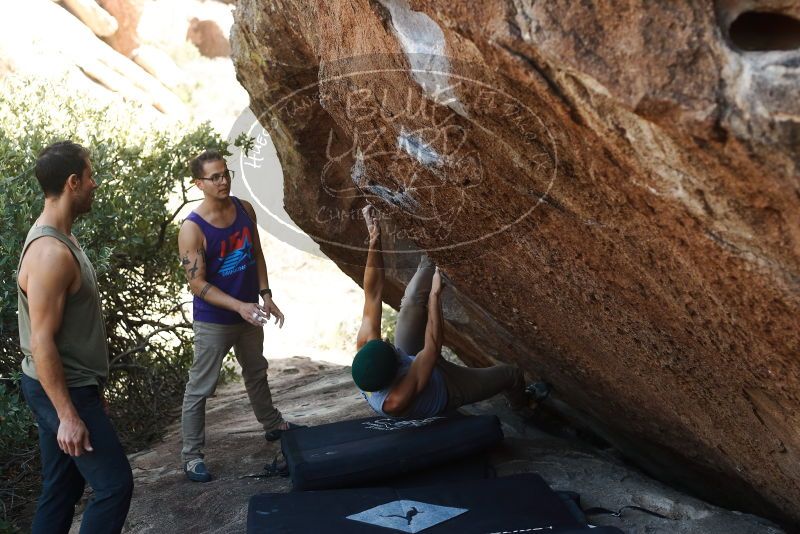 Bouldering in Hueco Tanks on 11/29/2019 with Blue Lizard Climbing and Yoga

Filename: SRM_20191129_1429360.jpg
Aperture: f/3.5
Shutter Speed: 1/250
Body: Canon EOS-1D Mark II
Lens: Canon EF 50mm f/1.8 II