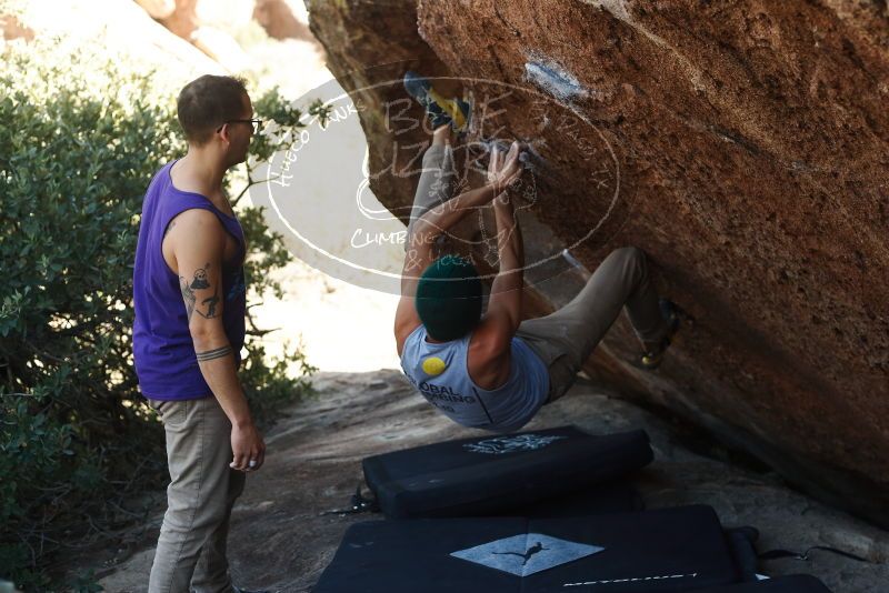 Bouldering in Hueco Tanks on 11/29/2019 with Blue Lizard Climbing and Yoga

Filename: SRM_20191129_1433290.jpg
Aperture: f/4.0
Shutter Speed: 1/250
Body: Canon EOS-1D Mark II
Lens: Canon EF 50mm f/1.8 II