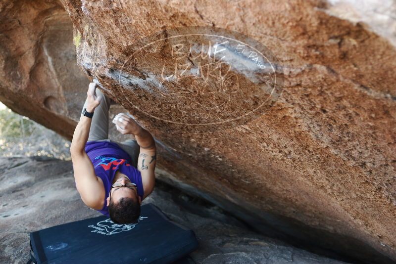 Bouldering in Hueco Tanks on 11/29/2019 with Blue Lizard Climbing and Yoga

Filename: SRM_20191129_1450160.jpg
Aperture: f/2.8
Shutter Speed: 1/250
Body: Canon EOS-1D Mark II
Lens: Canon EF 50mm f/1.8 II