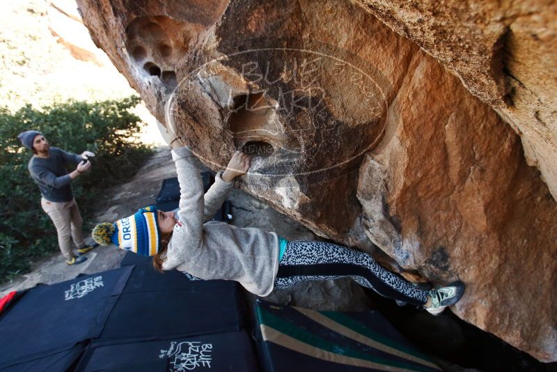 Bouldering in Hueco Tanks on 11/29/2019 with Blue Lizard Climbing and Yoga

Filename: SRM_20191129_1459060.jpg
Aperture: f/5.0
Shutter Speed: 1/250
Body: Canon EOS-1D Mark II
Lens: Canon EF 16-35mm f/2.8 L