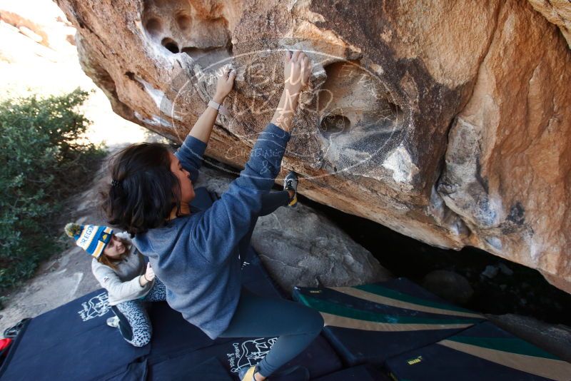 Bouldering in Hueco Tanks on 11/29/2019 with Blue Lizard Climbing and Yoga

Filename: SRM_20191129_1503470.jpg
Aperture: f/5.0
Shutter Speed: 1/250
Body: Canon EOS-1D Mark II
Lens: Canon EF 16-35mm f/2.8 L