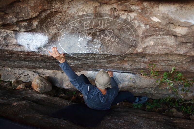 Bouldering in Hueco Tanks on 11/29/2019 with Blue Lizard Climbing and Yoga
Filename: SRM_20191129_1627420.jpg
Aperture: f/2.8
Shutter Speed: 1/320
Body: Canon EOS-1D Mark II
Lens: Canon EF 16-35mm f/2.8 L