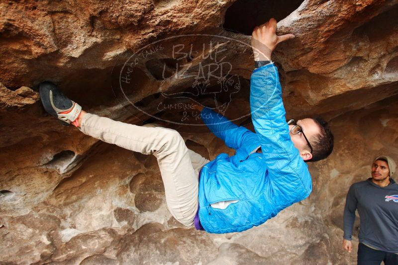 Bouldering in Hueco Tanks on 11/29/2019 with Blue Lizard Climbing and Yoga

Filename: SRM_20191129_1654120.jpg
Aperture: f/4.0
Shutter Speed: 1/250
Body: Canon EOS-1D Mark II
Lens: Canon EF 16-35mm f/2.8 L