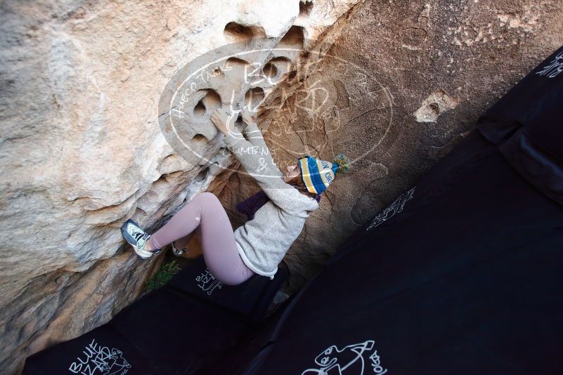 Bouldering in Hueco Tanks on 11/30/2019 with Blue Lizard Climbing and Yoga
Filename: SRM_20191130_1024510.jpg
Aperture: f/3.5
Shutter Speed: 1/250
Body: Canon EOS-1D Mark II
Lens: Canon EF 16-35mm f/2.8 L
