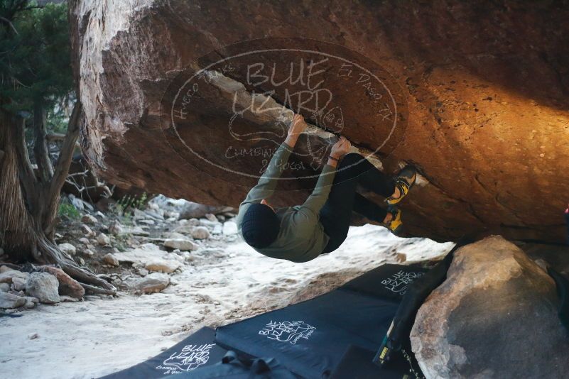 Bouldering in Hueco Tanks on 11/30/2019 with Blue Lizard Climbing and Yoga

Filename: SRM_20191130_1807050.jpg
Aperture: f/2.0
Shutter Speed: 1/250
Body: Canon EOS-1D Mark II
Lens: Canon EF 50mm f/1.8 II