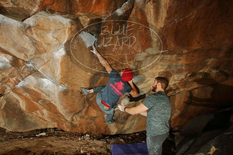 Bouldering in Hueco Tanks on 12/06/2019 with Blue Lizard Climbing and Yoga
Filename: SRM_20191206_1342580.jpg
Aperture: f/7.1
Shutter Speed: 1/250
Body: Canon EOS-1D Mark II
Lens: Canon EF 16-35mm f/2.8 L