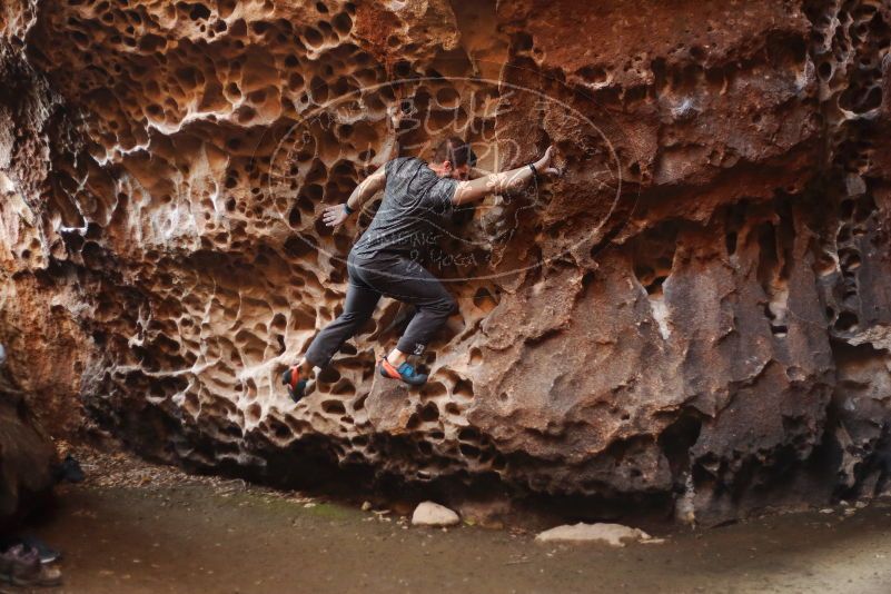 Bouldering in Hueco Tanks on 12/06/2019 with Blue Lizard Climbing and Yoga

Filename: SRM_20191206_1529570.jpg
Aperture: f/2.0
Shutter Speed: 1/200
Body: Canon EOS-1D Mark II
Lens: Canon EF 50mm f/1.8 II