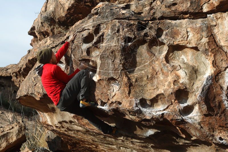 Bouldering in Hueco Tanks on 12/11/2019 with Blue Lizard Climbing and Yoga

Filename: SRM_20191211_1009440.jpg
Aperture: f/4.0
Shutter Speed: 1/400
Body: Canon EOS-1D Mark II
Lens: Canon EF 50mm f/1.8 II