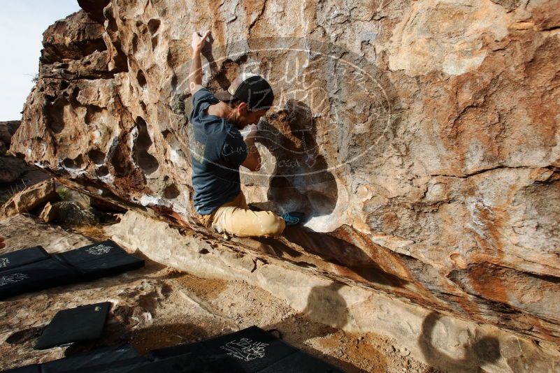 Bouldering in Hueco Tanks on 12/11/2019 with Blue Lizard Climbing and Yoga

Filename: SRM_20191211_1025450.jpg
Aperture: f/5.6
Shutter Speed: 1/400
Body: Canon EOS-1D Mark II
Lens: Canon EF 16-35mm f/2.8 L