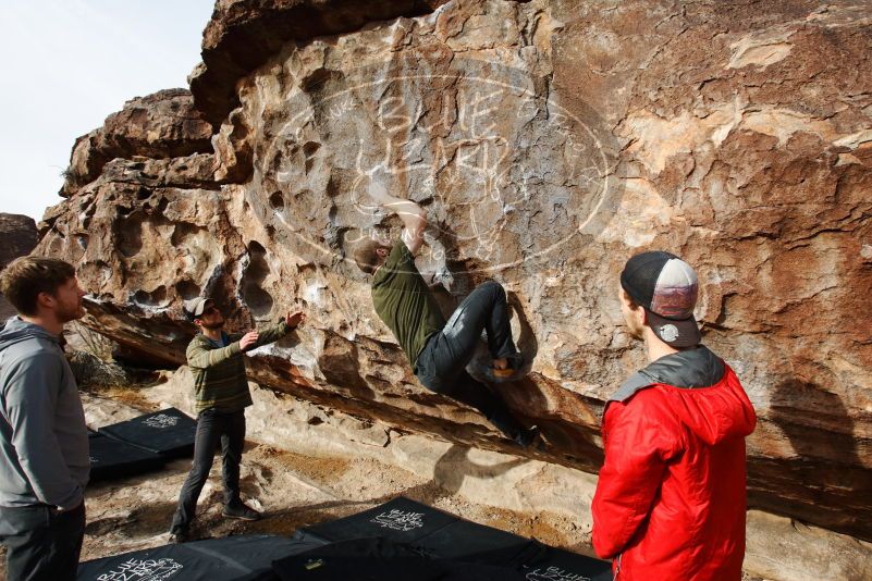 Bouldering in Hueco Tanks on 12/11/2019 with Blue Lizard Climbing and Yoga

Filename: SRM_20191211_1051190.jpg
Aperture: f/5.6
Shutter Speed: 1/400
Body: Canon EOS-1D Mark II
Lens: Canon EF 16-35mm f/2.8 L