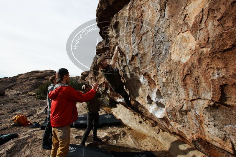 Bouldering in Hueco Tanks on 12/11/2019 with Blue Lizard Climbing and Yoga

Filename: SRM_20191211_1051500.jpg
Aperture: f/7.1
Shutter Speed: 1/400
Body: Canon EOS-1D Mark II
Lens: Canon EF 16-35mm f/2.8 L