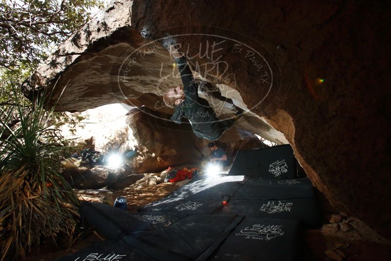 Bouldering in Hueco Tanks on 12/11/2019 with Blue Lizard Climbing and Yoga

Filename: SRM_20191211_1230050.jpg
Aperture: f/6.3
Shutter Speed: 1/250
Body: Canon EOS-1D Mark II
Lens: Canon EF 16-35mm f/2.8 L
