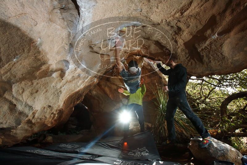 Bouldering in Hueco Tanks on 12/11/2019 with Blue Lizard Climbing and Yoga

Filename: SRM_20191211_1241490.jpg
Aperture: f/6.3
Shutter Speed: 1/250
Body: Canon EOS-1D Mark II
Lens: Canon EF 16-35mm f/2.8 L